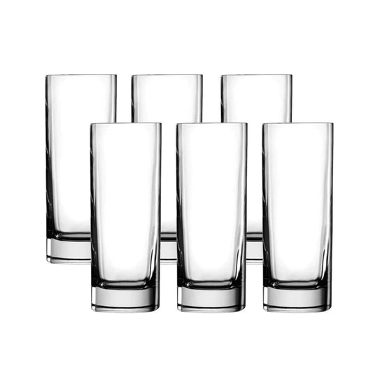 Luigi Bormioli Strauss Highball Glass Set – upscale wine and spirit accessory from Marmot & Stag
