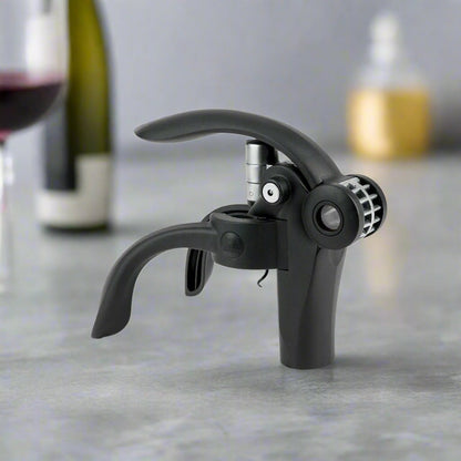 Peugeot Baltaz Dark Lever Corkscrew – upscale wine and spirit accessory from Marmot & Stag