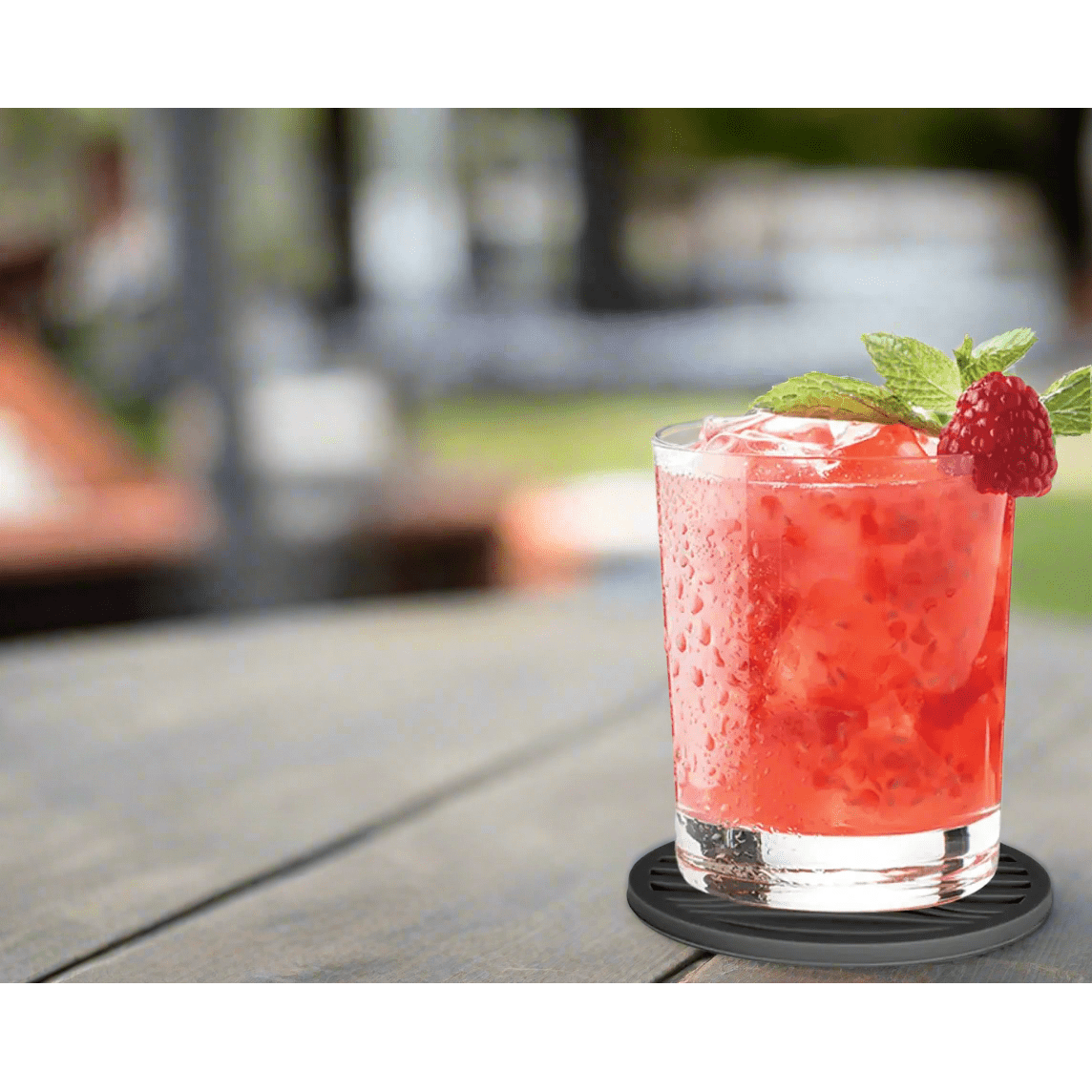 Silicone Outdoor Coaster Set – upscale wine and spirit accessory from Marmot & Stag