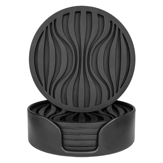Silicone Outdoor Coaster Set – upscale wine and spirit accessory from Marmot & Stag